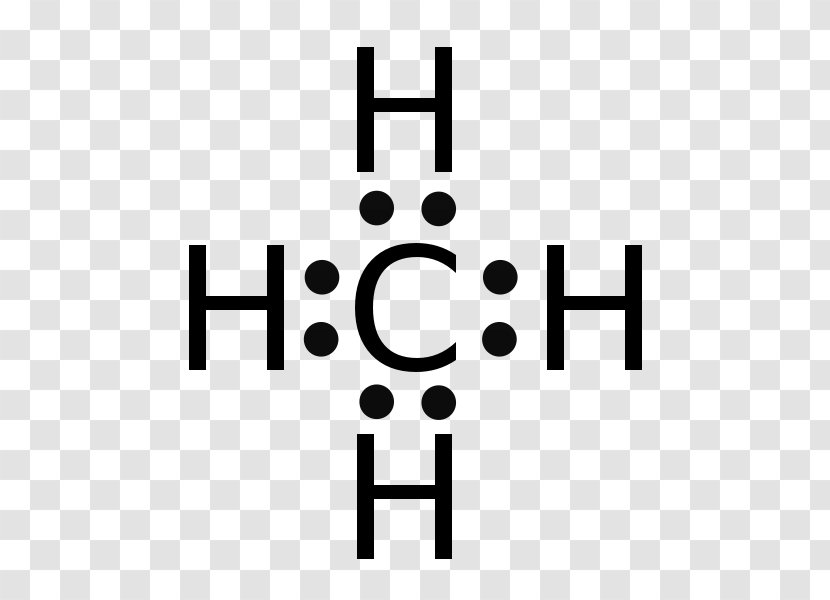 Lewis Structure Methane Chemical Bond Valence Electron Molecular Geometry - Text - Rectangle Transparent PNG
