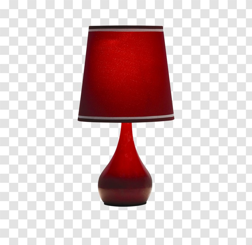 Bedside Tables Lighting Lamp Shades Light Fixture - Chandelier - Red Material Transparent PNG
