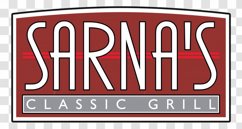 Sarna's Classic Grill Restaurant Logo Gift Card Minneapolis - Signage Transparent PNG