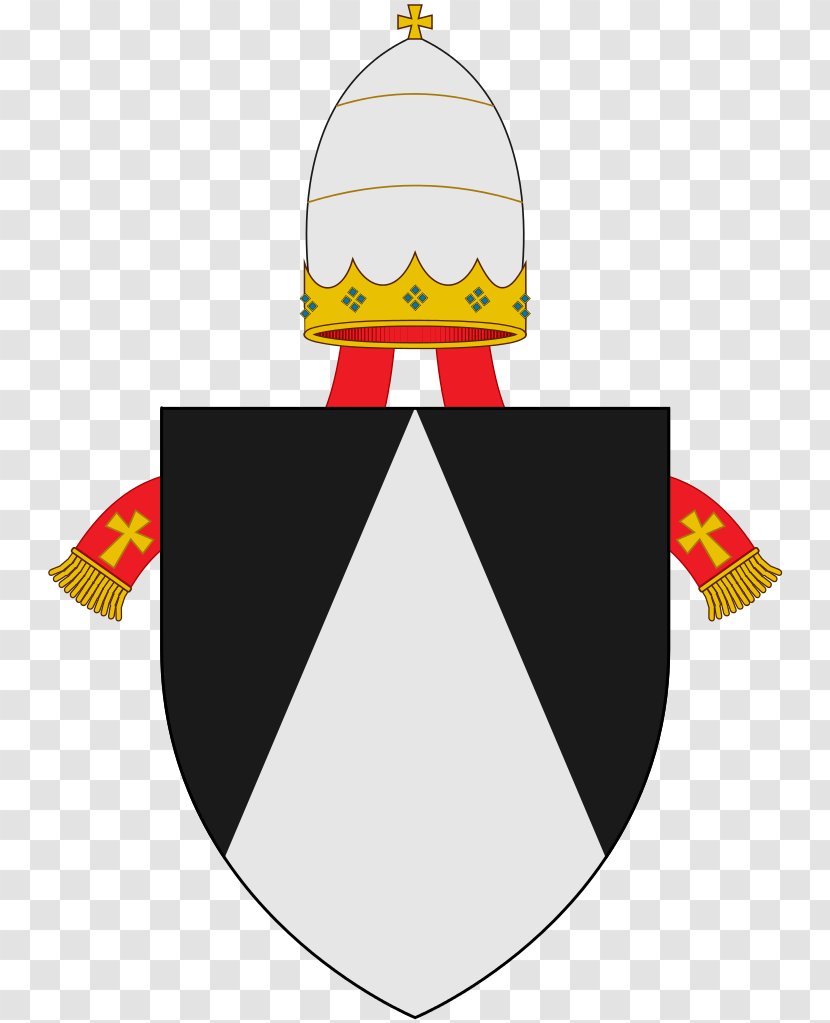 Papal Coats Of Arms Pope Escutcheon Tiara 20th Century - Heraldry - Innocent Transparent PNG