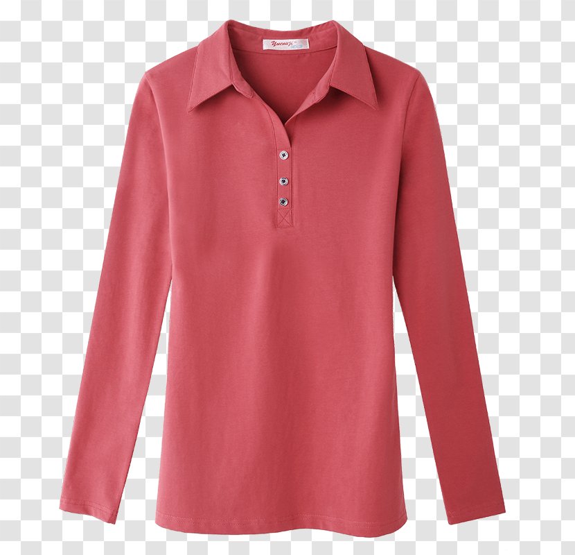 Long-sleeved T-shirt Clothing Dress Shirt - Neck - Collar Transparent PNG
