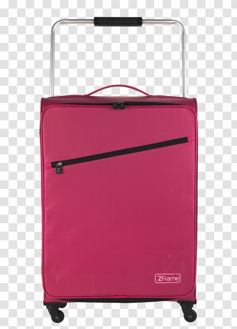 Hand Luggage Suitcase Magenta Purple Transparent PNG