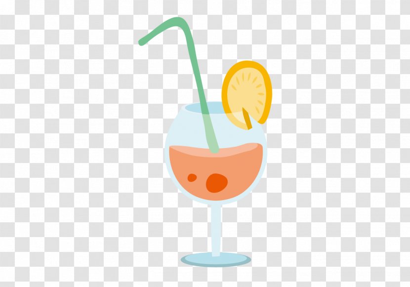 Cocktail Garnish Orange Drink Non-alcoholic - Juice Vector Diagram Transparent PNG