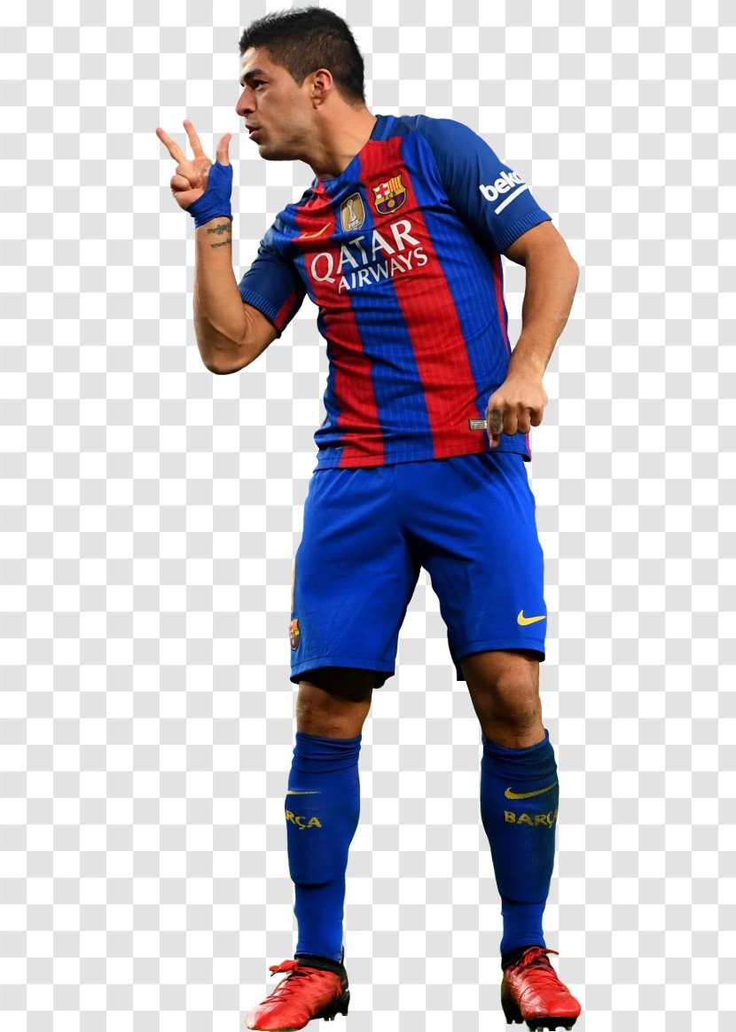 Luis Suárez FC Barcelona Sport Football Player Jersey - Shoe - LUIS SUAREZ Transparent PNG