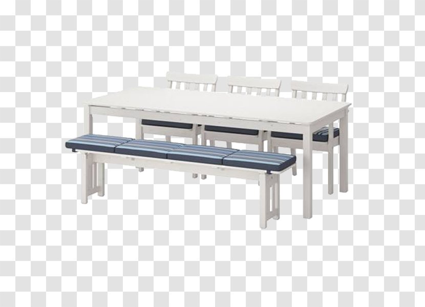 Table Bench IKEA Chair Furniture - Ikea - Simple White Transparent PNG