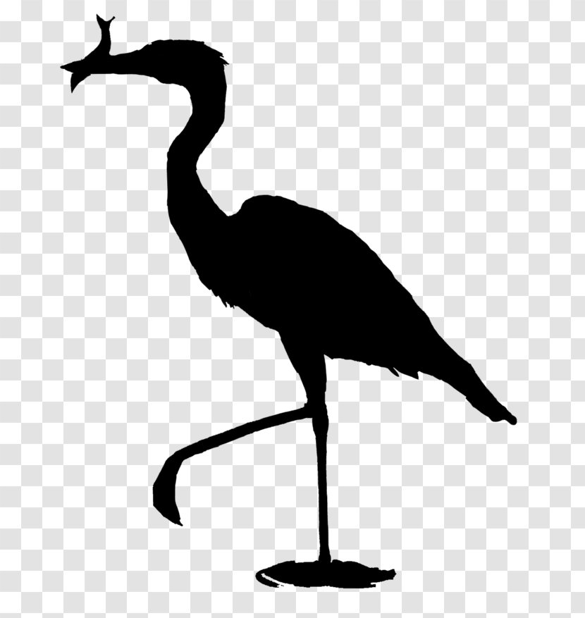 Water Bird Beak Clip Art Silhouette - Heron Transparent PNG