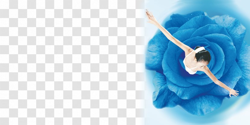 Poster Ballet Woman - Blue - Pleated Skirt Women Transparent PNG