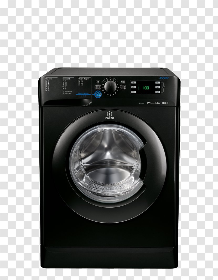 Washing Machines Indesit Co. Home Appliance Laundry - Energy - Machine Transparent PNG
