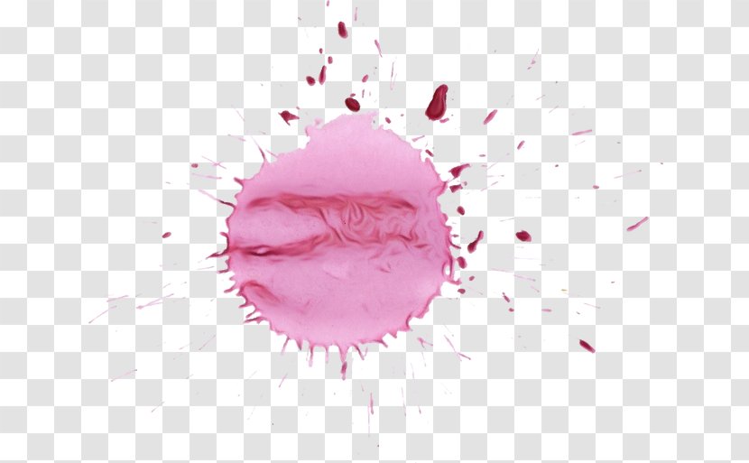 Pink Lip Logo Liquid Transparent PNG