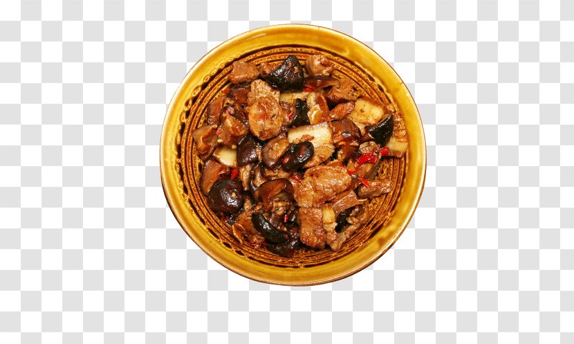 Caponata Barbecue Grill Chinese Cuisine Dish Meat - Mushrooms And Pork Dishes Transparent PNG