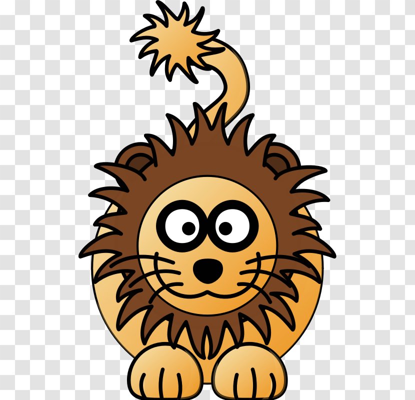 Lion Clip Art - Tree - Male Transparent PNG