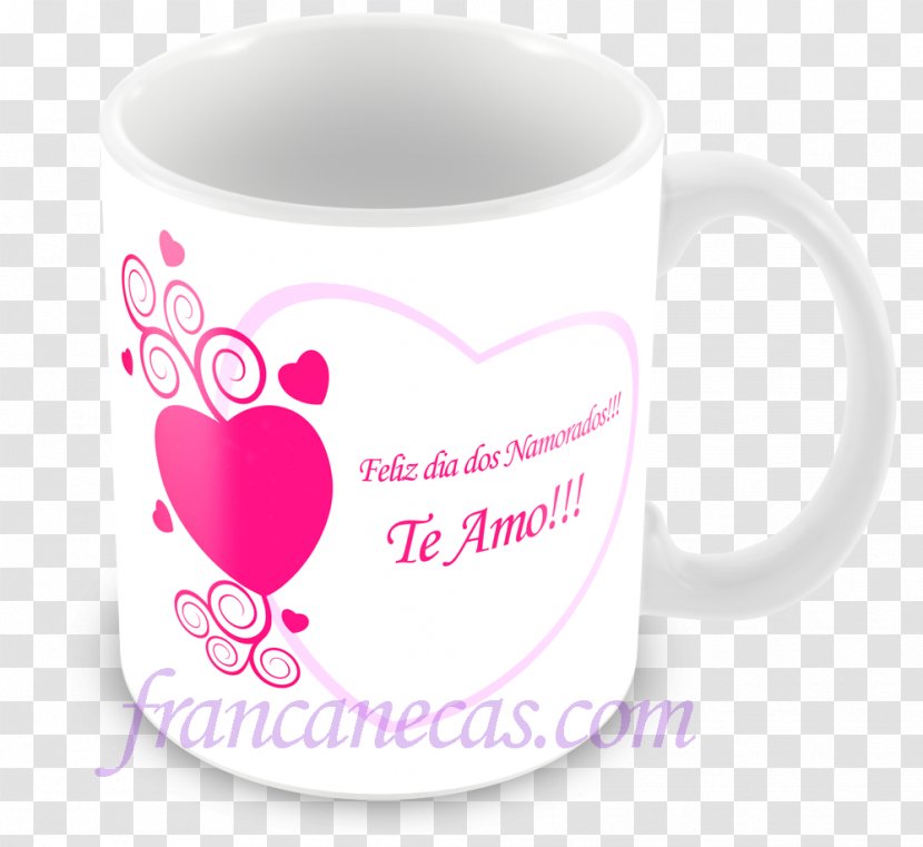 Coffee Cup Mug Dating Dia Dos Namorados - Heart Transparent PNG