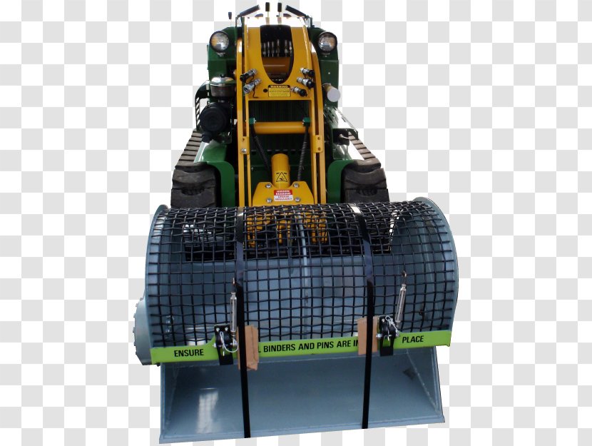 Bucket Skid-steer Loader Machine Tractor - Technology - Navy Little Metal Buckets Transparent PNG