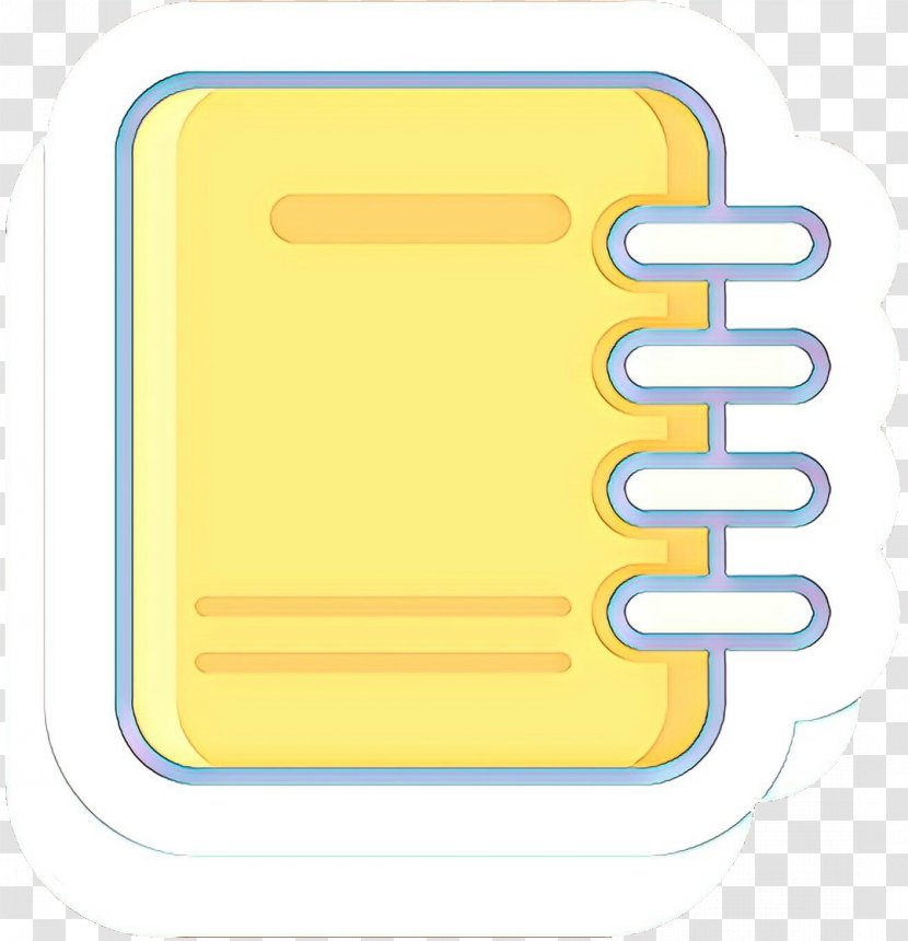 Product Design Font Line - Rectangle - Yellow Transparent PNG