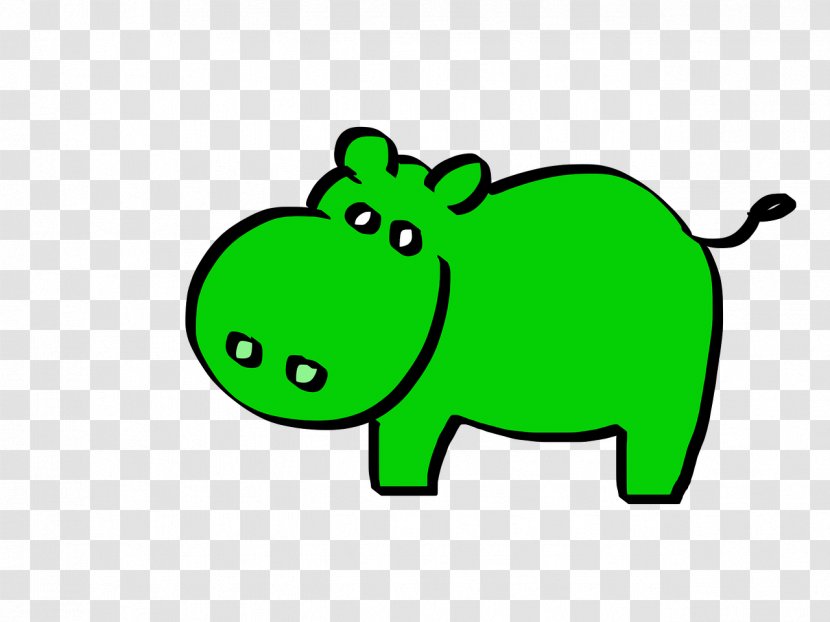 Hippopotamus Clip Art - Leaf - Hippo Transparent PNG
