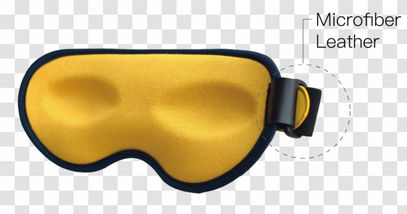 Goggles Blindfold Glasses Sleep - Yellow Transparent PNG
