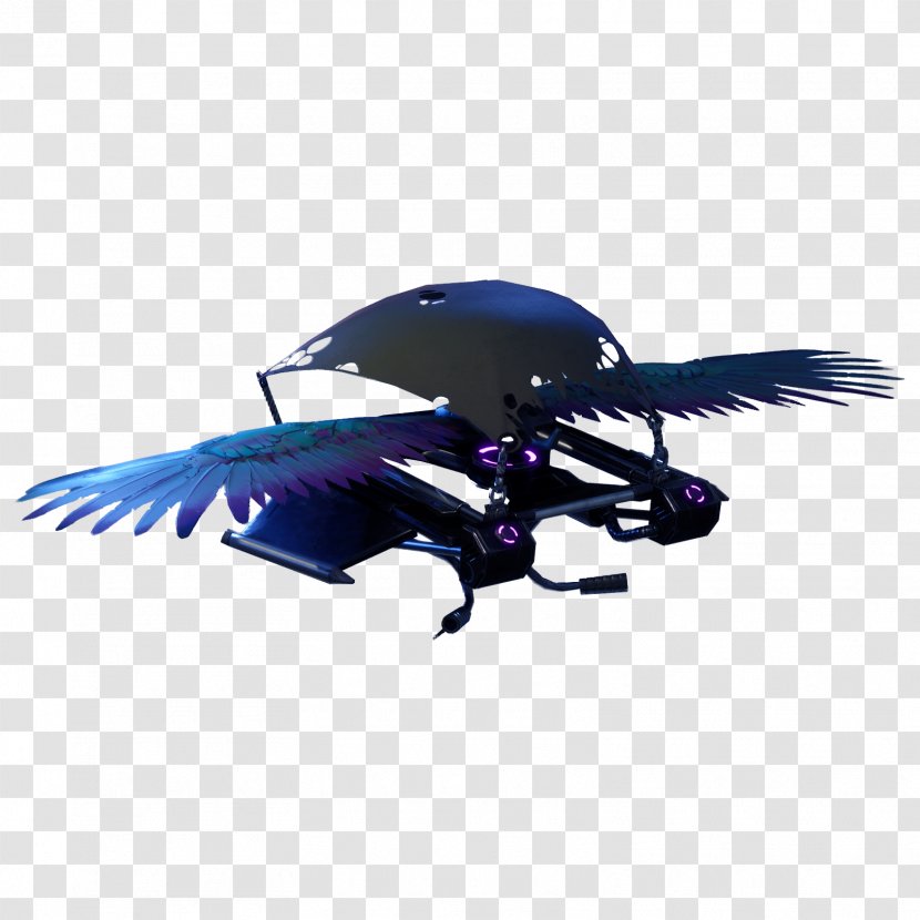 Fortnite Battle Royale Feather Glider Game - Cosmetics Transparent PNG