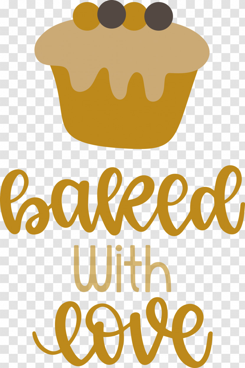 Baked With Love Cupcake Food Transparent PNG