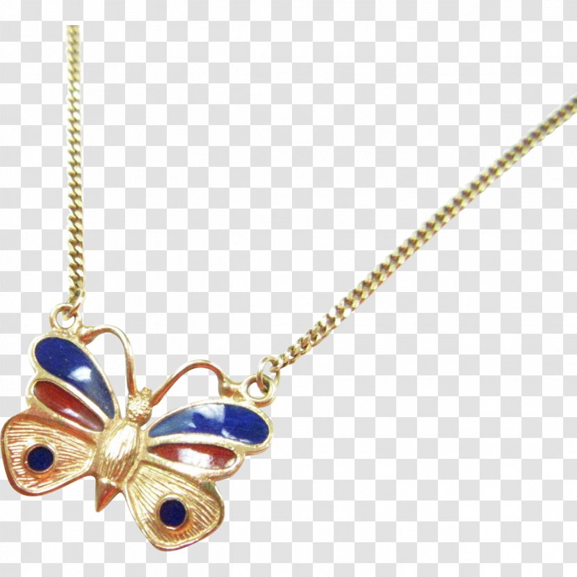 Necklace Butterfly Jewellery Charms & Pendants Gold - Butterflies And Moths Transparent PNG