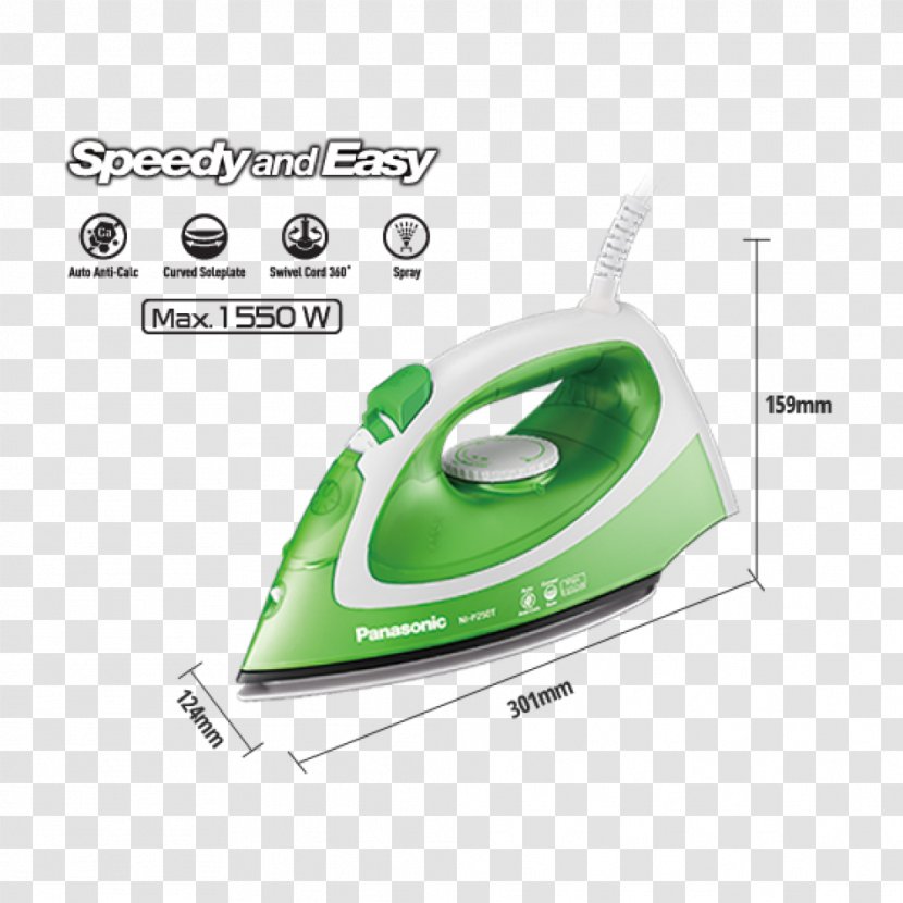Clothes Iron Nickel Panasonic Steam - Hardware - Steamed Dry Transparent PNG