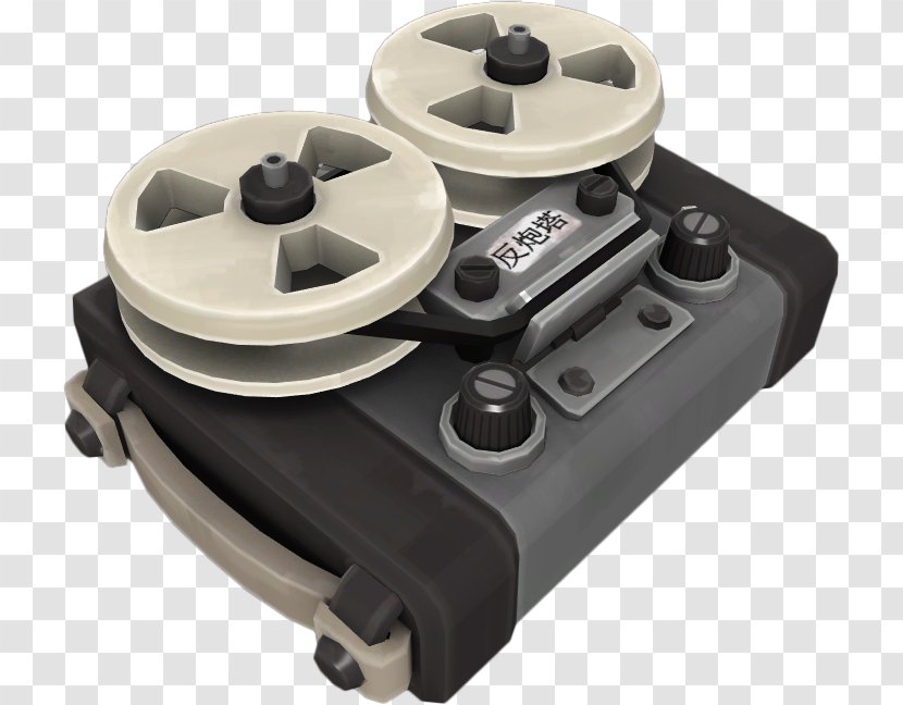 Team Fortress 2 Tape Recorder Reel-to-reel Audio Recording Loadout - Video Game Transparent PNG