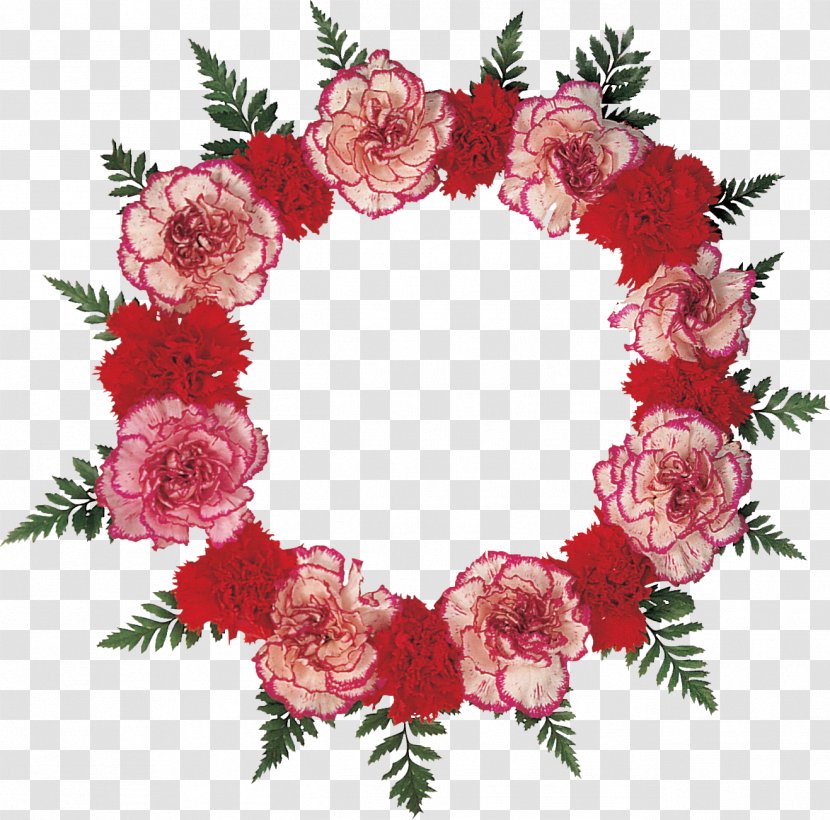 Cut Flowers Wreath Garden Roses - Christmas Ornament - Flower Transparent PNG