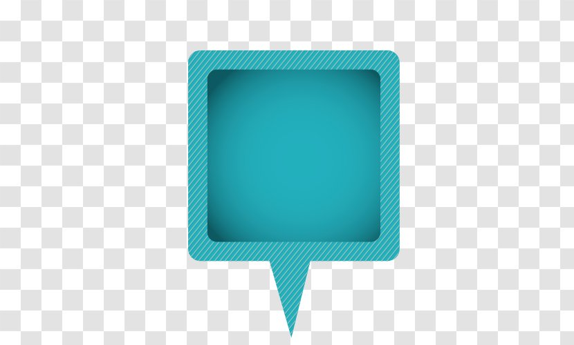Turquoise Pattern - Blue - Creative Business Dialog Transparent PNG