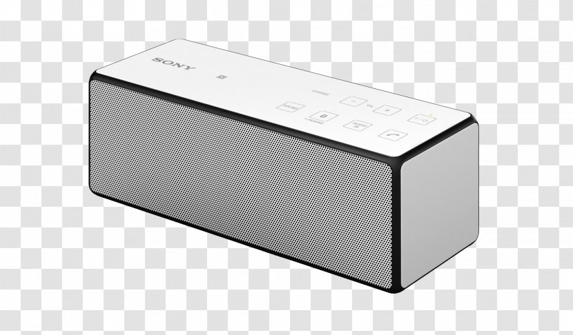 Sony Corporation Loudspeaker Electronics ICF-C1W Cyber-shot - Audio - Bluetooth Speaker Transparent PNG