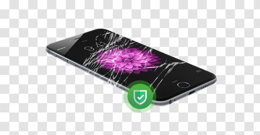 IPhone 6s Plus Apple 6 Display Device 5c - Mobile Phone - Broken Screen Transparent PNG