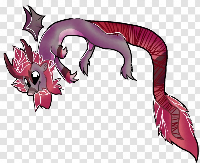 Legendary Creature Dragon Demon Cartoon - Watercolor - Bearded Transparent PNG