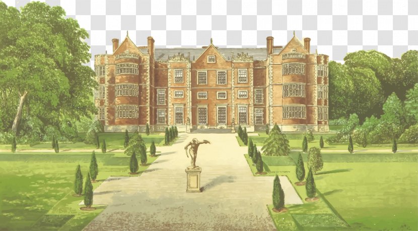 Burton Agnes Hall Elizabethan Architecture Stock Photography - House - Vector Hand-painted Church Transparent PNG