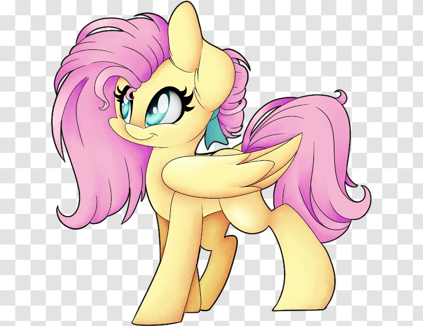 Pony Horse Drawing Fluttershy Hair - Tree - Pencil Cut Transparent PNG
