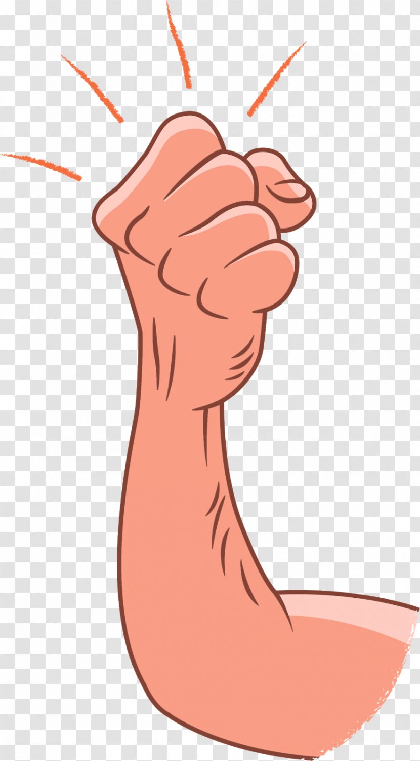 Apple Color Emoji Raised Fist World Day - Cartoon Transparent PNG