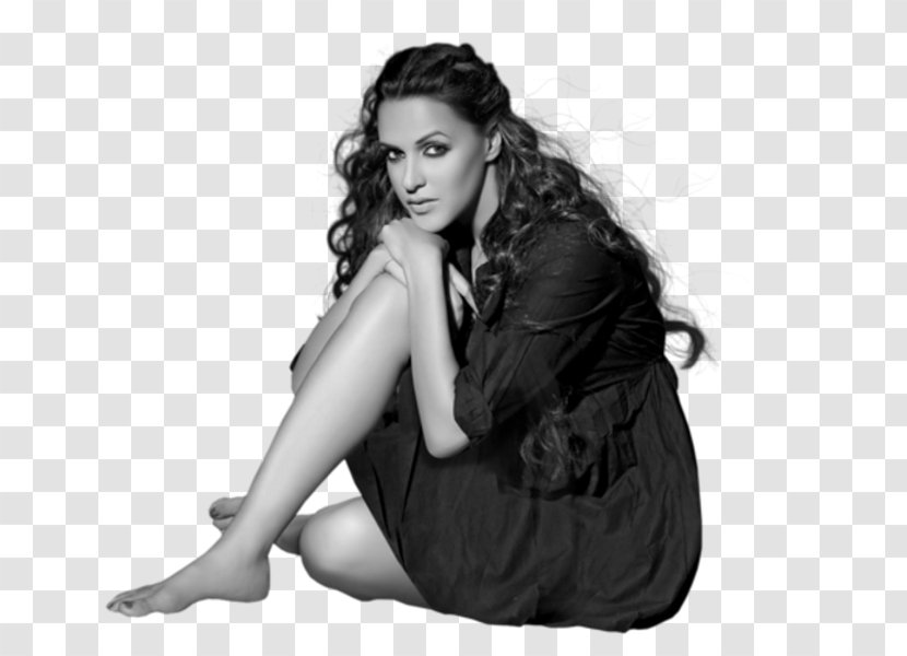 Neha Dhupia Black And White Image Painting Female - Cartoon - Resimler Transparent PNG