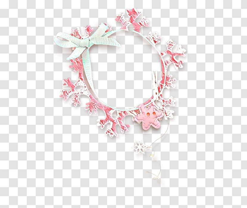 Necklace Clothing Accessories Pink M Hair - Cartoon - Christmas Decoration Jewellery Transparent PNG