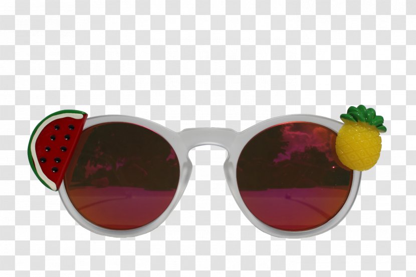Sunglasses Fruit Yellow Pink Blue-green - Green Transparent PNG