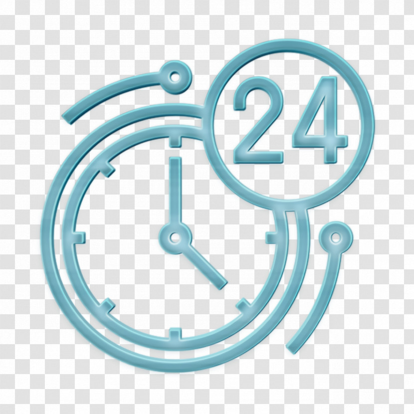 Customer Support Icon Watch Icon 24 Hours Icon Transparent PNG