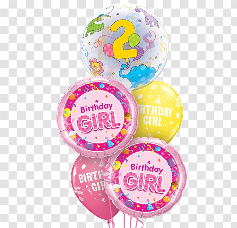 Toy Balloon Flower Bouquet Birthday Party - Polka Dot Transparent PNG