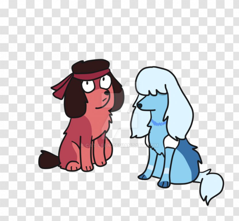 Dog–cat Relationship Ruby Sapphire - Watercolor - Dogs And Cats Transparent PNG