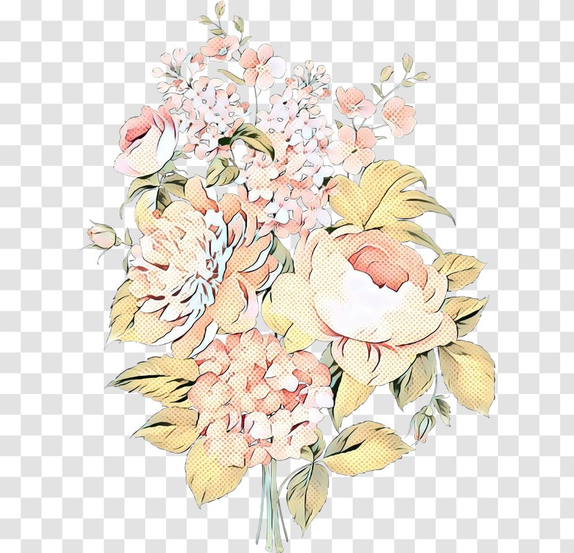 Pop Art Retro Vintage - Floral Design - Magnolia Floristry Transparent PNG