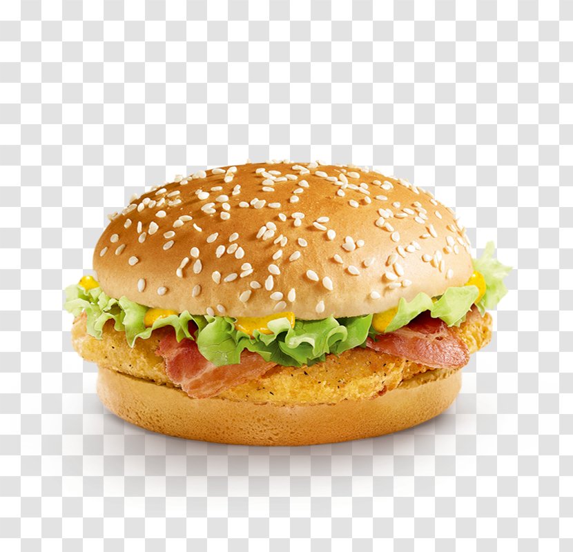 Hamburger Bacon Fast Food Chicken Big N' Tasty - N - Curry Transparent PNG