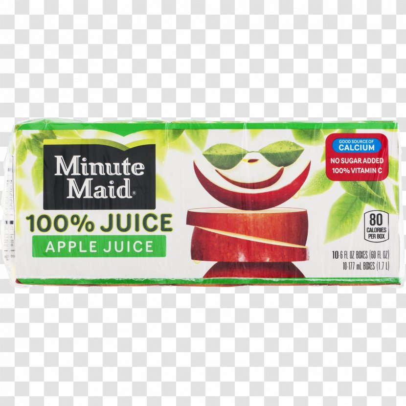 Apple Juice Milkshake Minute Maid Drink Transparent PNG