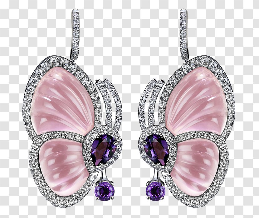 Earring Amethyst Jewellery Jacob & Co - Body Jewelry - Ear Ring Transparent PNG