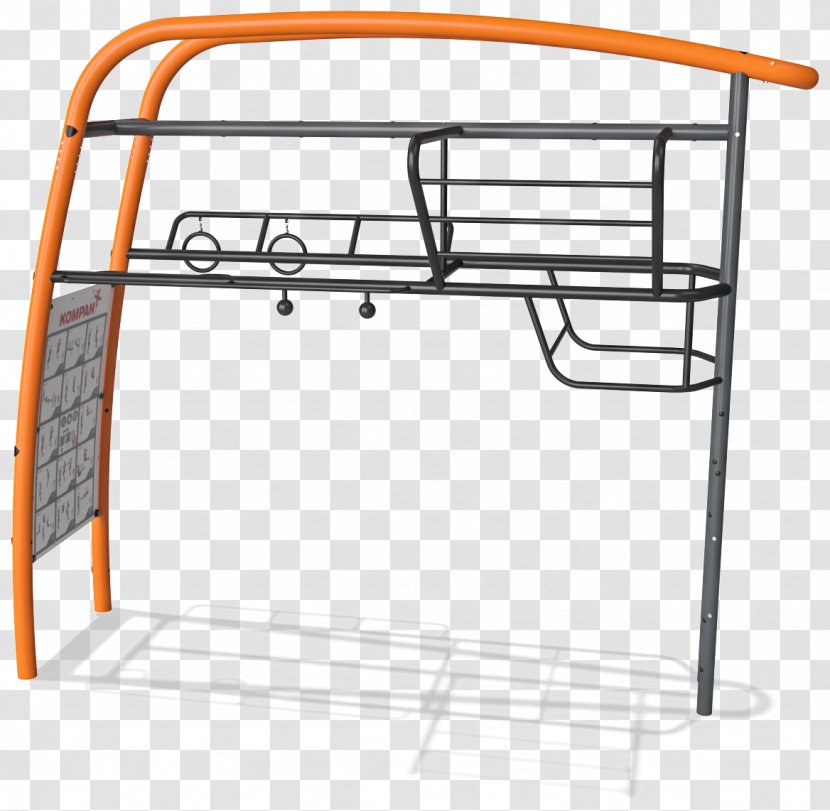 Kompan Pull-up Weight Training Playground Parallel Bars - Circuit - Pull Up Transparent PNG