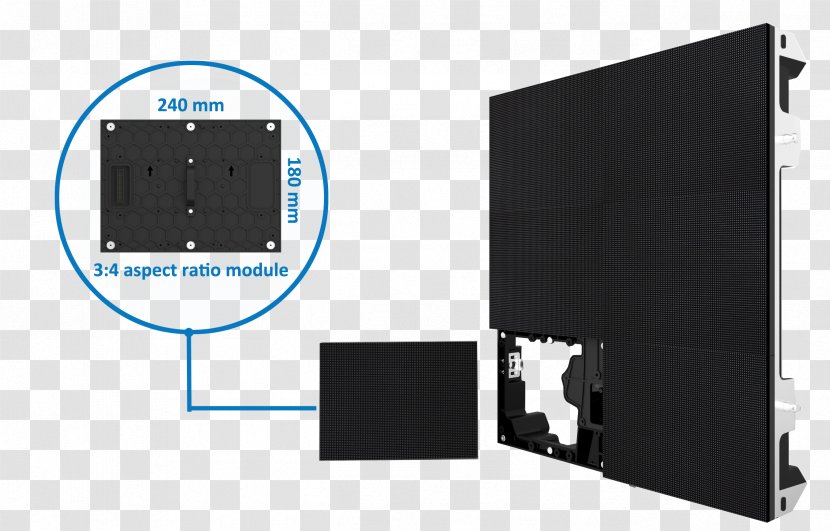 LED Display Electronics Pixel Density - Accessory - Led Transparent PNG