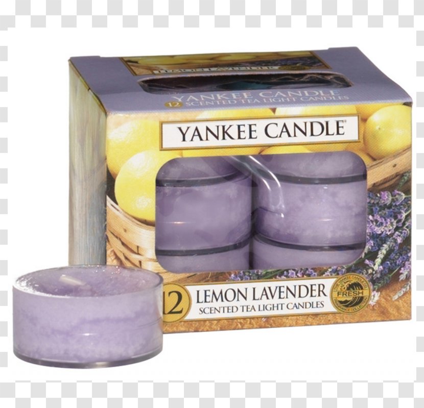 Tealight Yankee Candle Winchester (The Co) Lemon - Purple Transparent PNG