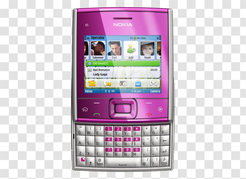 Nokia X5-01 X6 Telephone - Communication Device - Handphone Transparent PNG