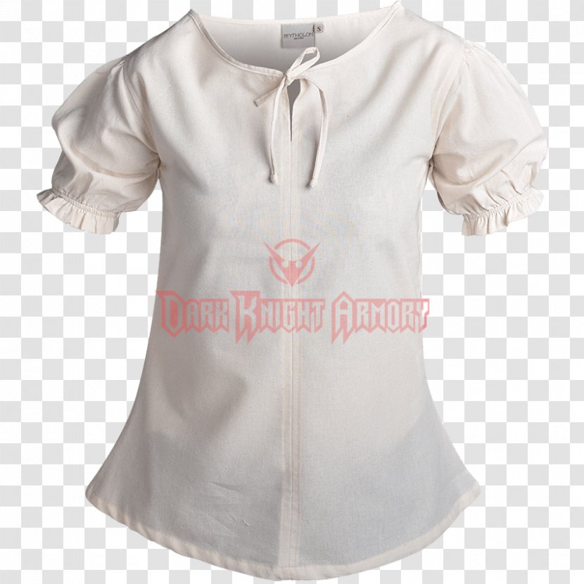 Blouse Collar Neck Sleeve - Peasant Day Transparent PNG