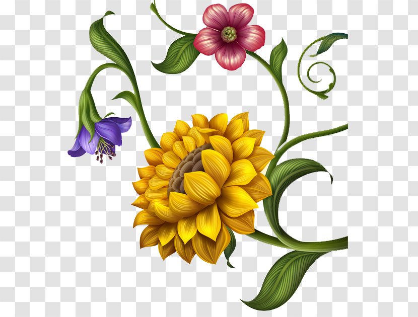 Colorful Plant Flower Puzzle Painting Still Life - Floristry - Sunflower Transparent PNG