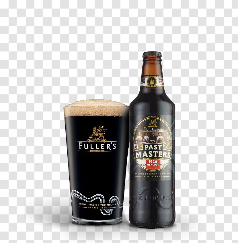 Stout Ale Fuller's Brewery Porter Beer - Glass Transparent PNG